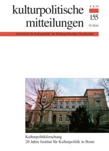 Kulturpolitische Mitteilungen Abo