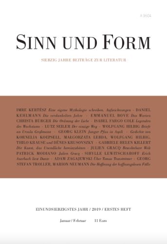 Sinn und Form Abo
