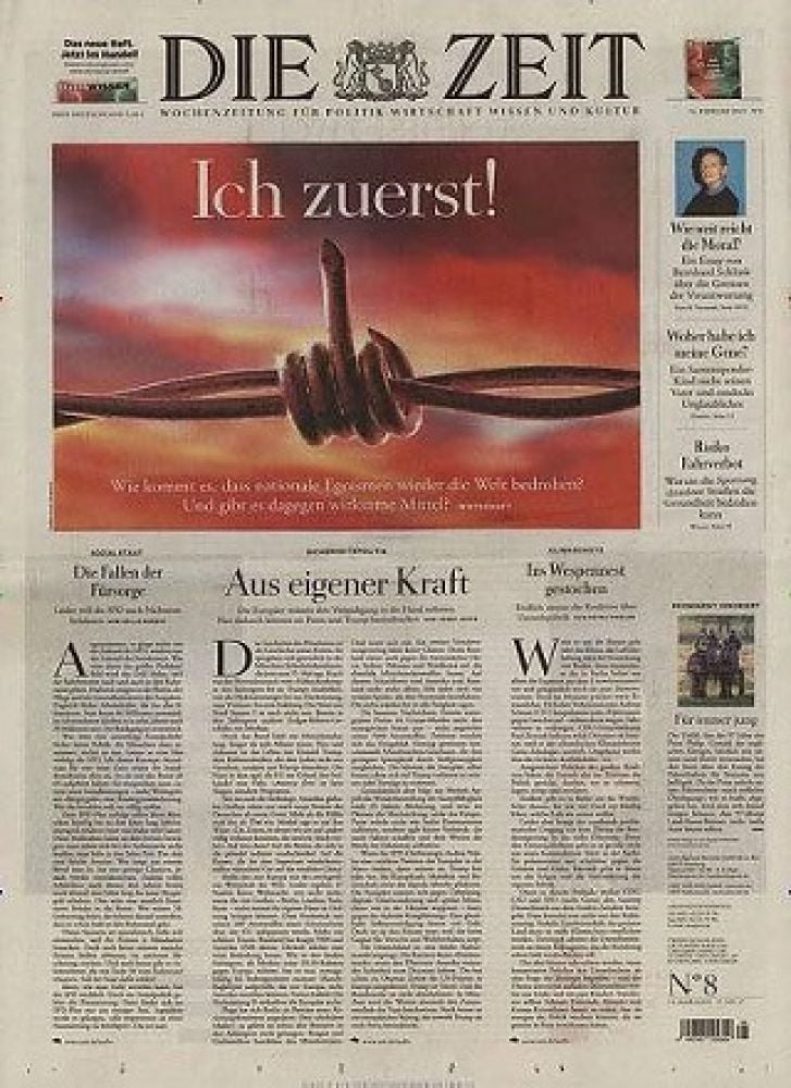 Die Zeit Abo für 280,20 € mit 105,00 € Scheck bestellen Abo24