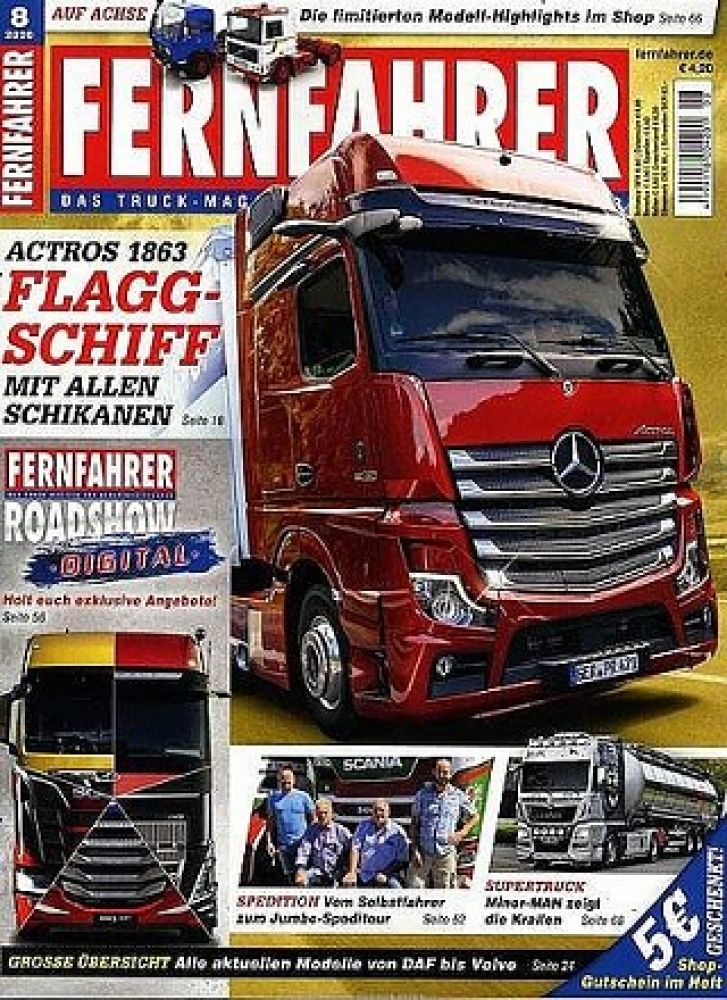 Fernfahrer Abo für 49,00 € mit 16,20 € Rabatt bestellen Abo24