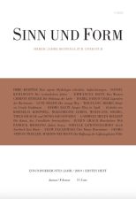 Sinn und Form Abo