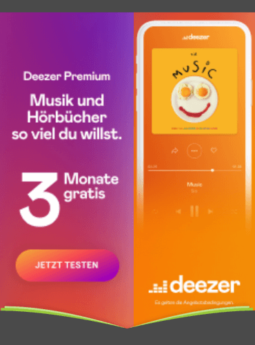 Deezer 3 Monate lang gratis testen